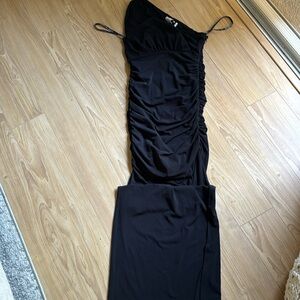 Herve Leger One Shoulder Dress